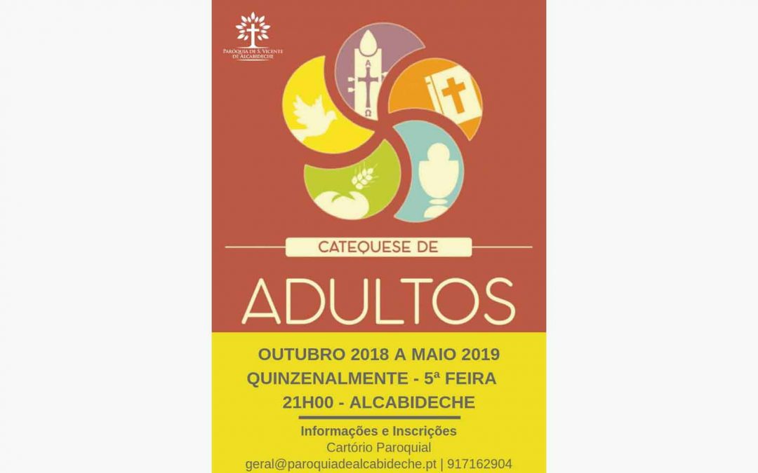Catequese de adultos: inscrições