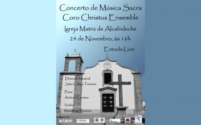 Concerto de Música Sacra -Igreja de Alcabideche – 24 de Novembro – 16H00
