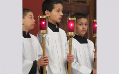 Encontro paroquial de acólitos