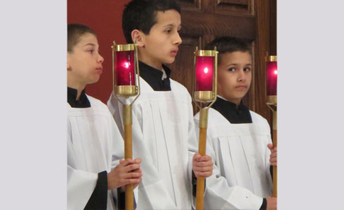 Encontro paroquial de acólitos