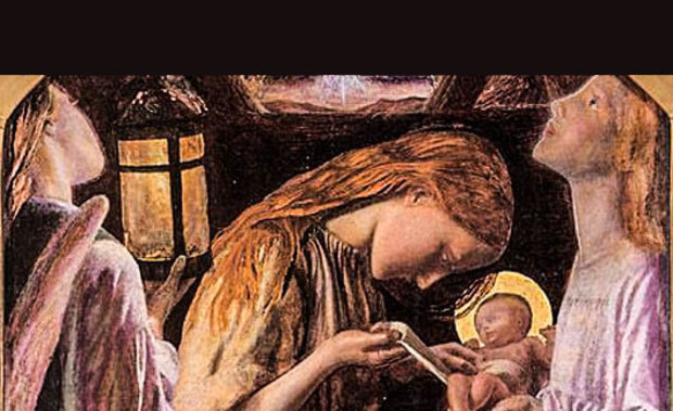 Presépio com concerto de Natal