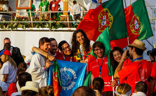 Recepção à comitiva das JMJ do Panamá