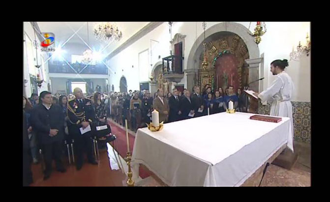 Missa transmitida pela TVI