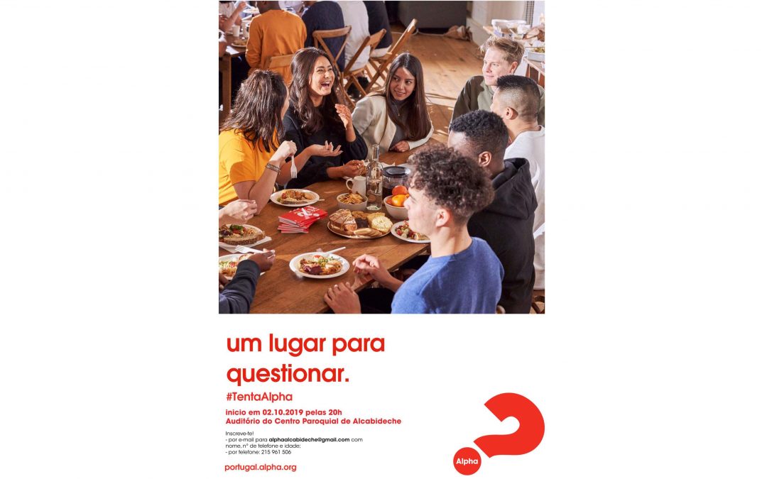 2ª EDIÇÃO DO ALPHA ALCABIDECHE A PARTIR DE 2 DE OUTUBRO