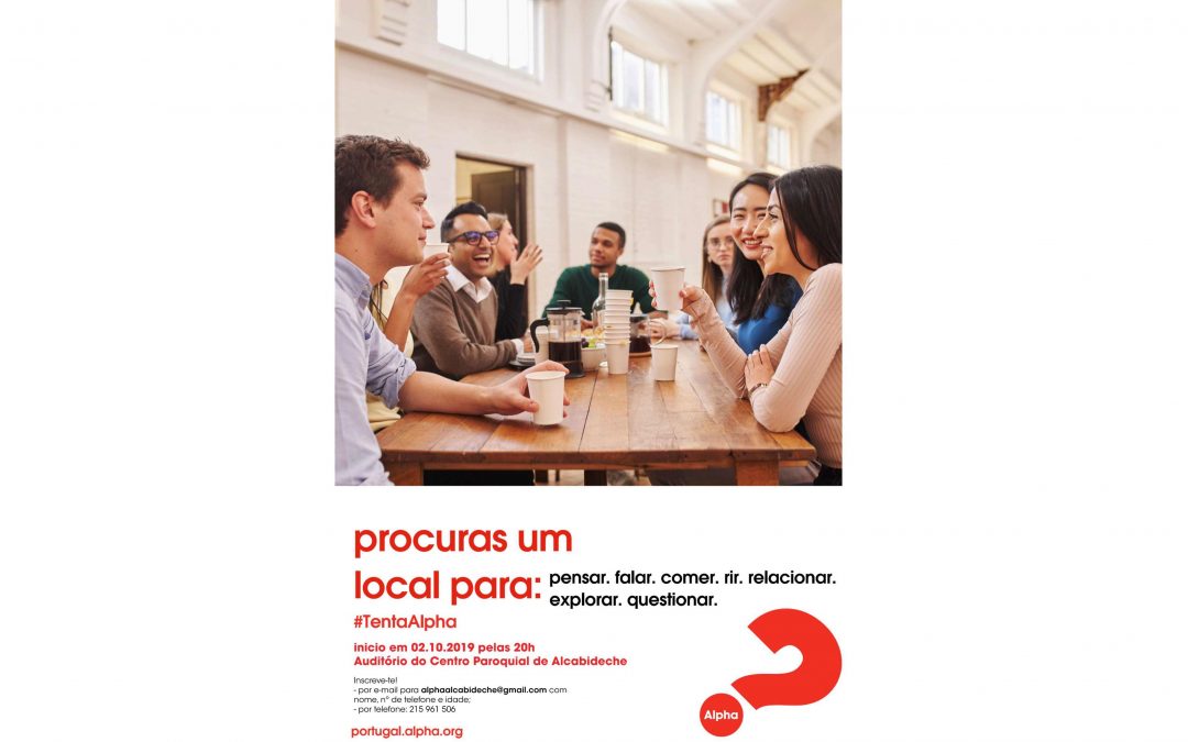 2ª EDIÇÃO DO ALPHA ALCABIDECHE A PARTIR DE 2 DE OUTUBRO