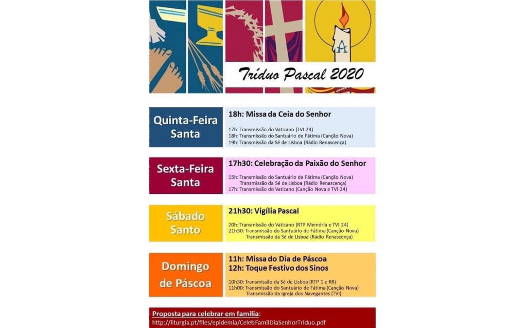 Tríduo Pascal 2020 na TV