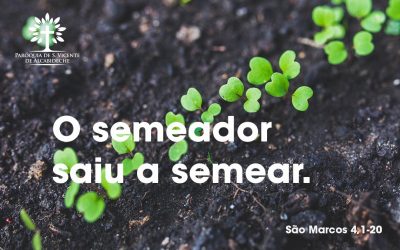 O semeador saiu a semear.