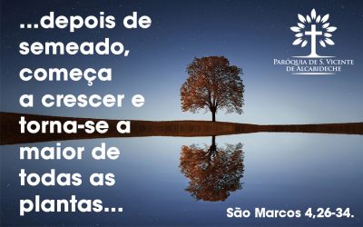 O homem lança a semente e dorme, enquanto ela cresce sem ele saber como