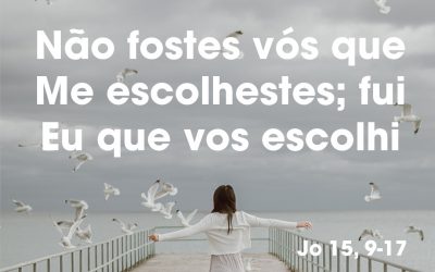 «Não fostes vós que Me escolhestes; fui Eu que vos escolhi» (Jo 15, 9-17)
