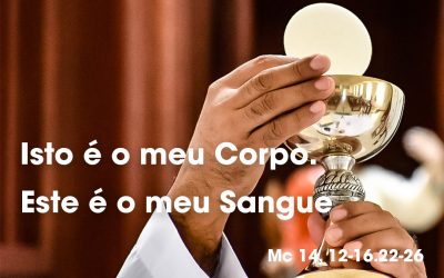 «Isto é o meu Corpo. Este é o meu Sangue» Mc 14, 12-16.22-26