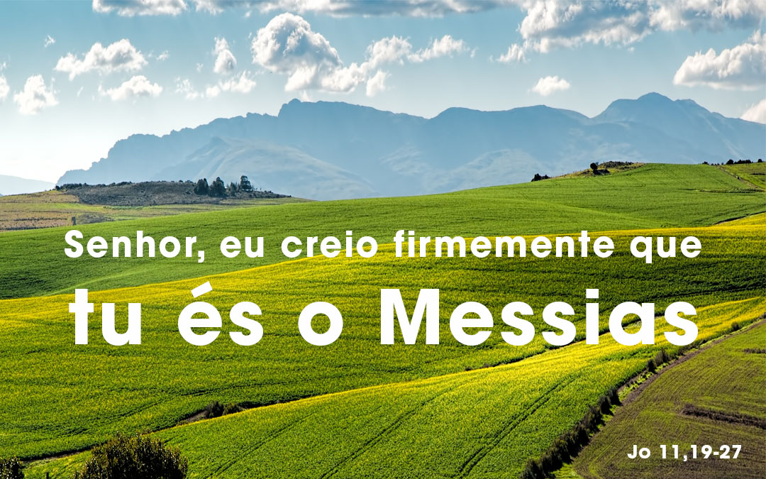“Senhor, eu creio firmemente que tu és o Messias” (Jo11,19-27)