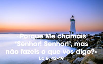 «Porque Me chamais ‘Senhor! Senhor!’, mas não fazeis o que vos digo?» Lc 6, 43-49