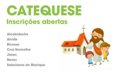 Catequese, inscrições abertas
