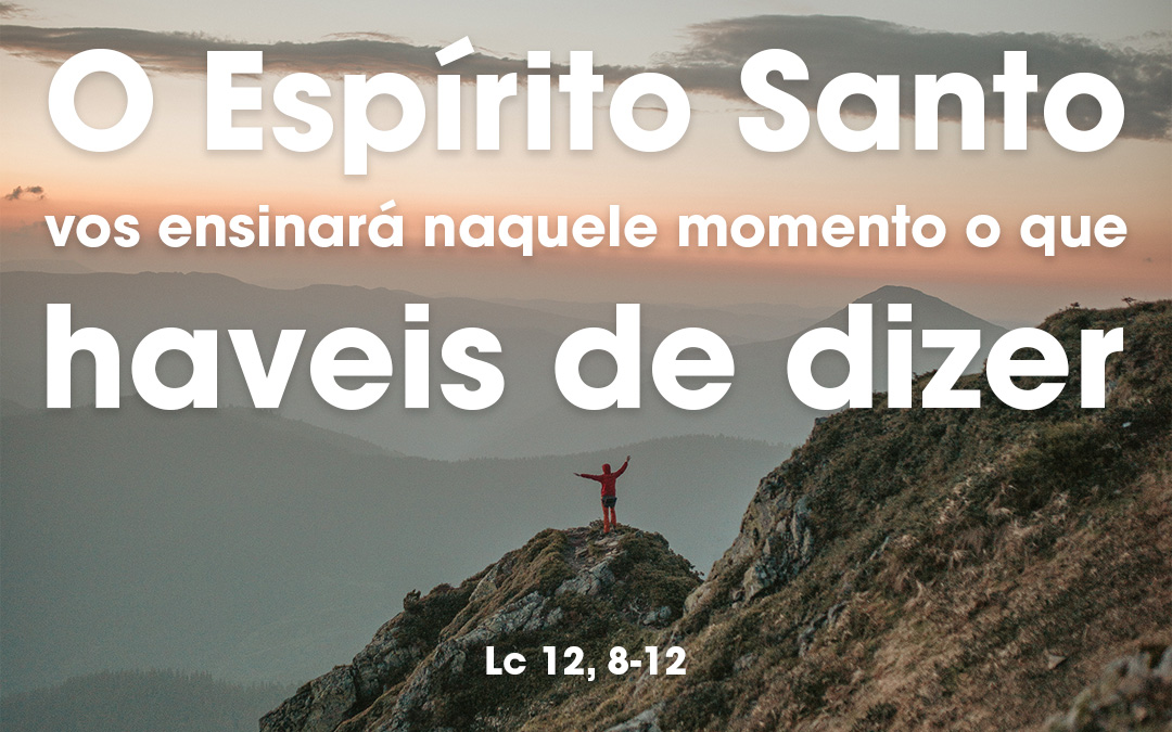 «O Espírito Santo vos ensinará naquele momento o que haveis de dizer» Lc 12, 8-12
