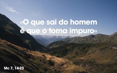 «O que sai do homem é que o torna impuro» Mc 7, 14-23