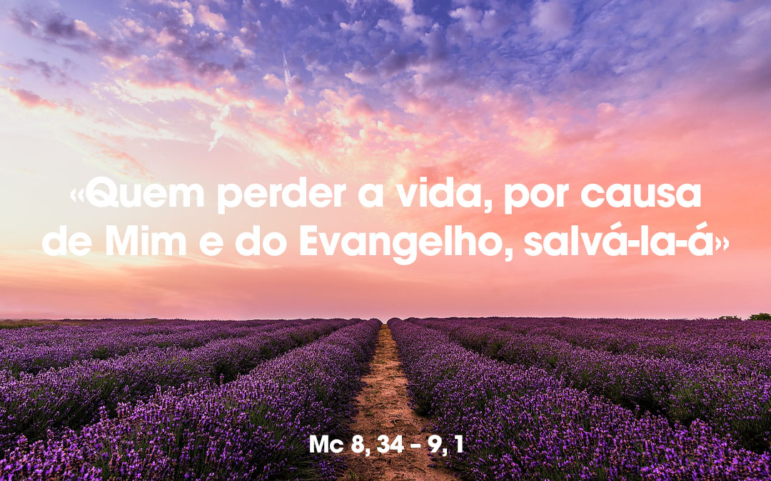 «Quem perder a vida, por causa de Mim e do Evangelho, salvá-la-á» Mc 8, 34 – 9, 1