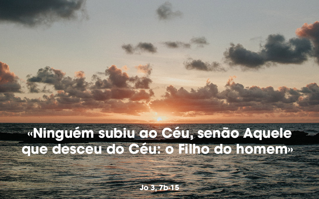 «Ninguém subiu ao Céu, senão Aquele que desceu do Céu: o Filho do homem» Jo 3, 7b-15